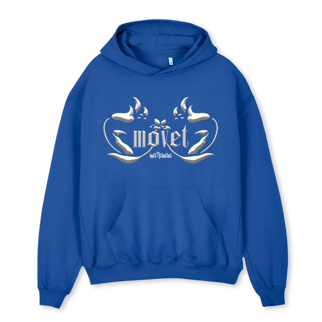 SFOURPTONEMVT Cobalt Blue Oversized Hoodie. – WATC STUDIO