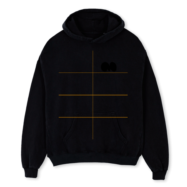 FABBB Black Oversized Hoodie.