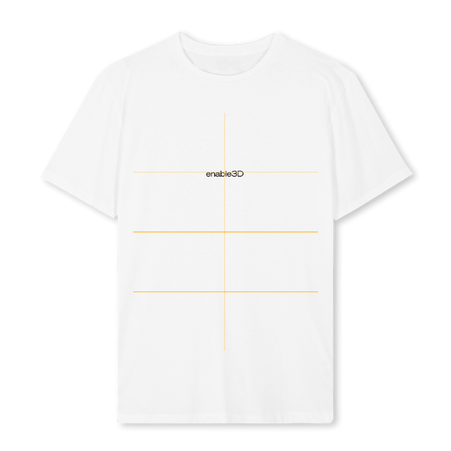 REGULARTEEONE White Regular Tee.