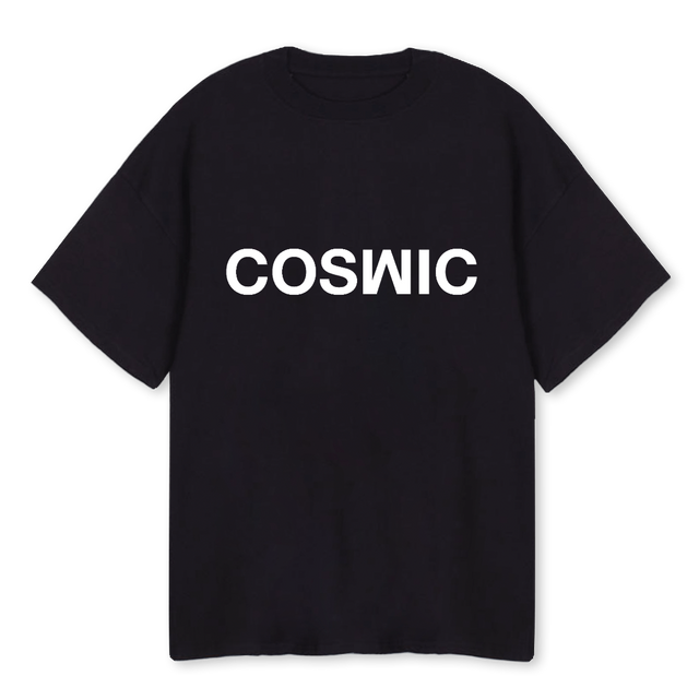 COSWIC GRAND Black Oversized Tee.