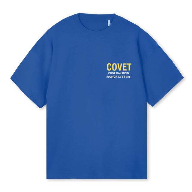 GALLERY Cobalt Blue Oversized Tee.