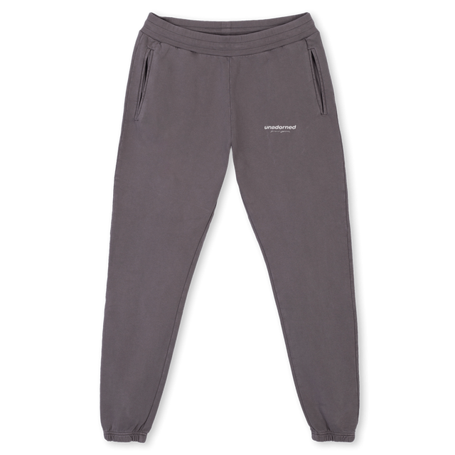 UNADORNED JOGGERS Pigment Grey Sweatpants.