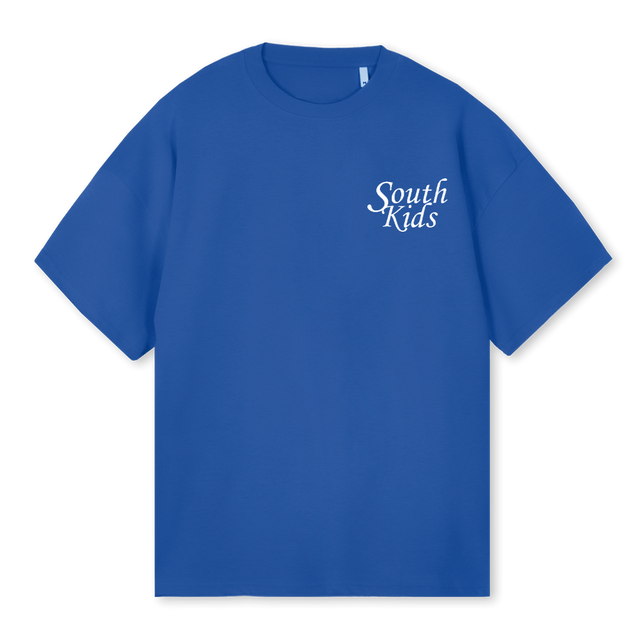 SOUTH KIDS OC TE Cobalt Blue Oversized Tee.