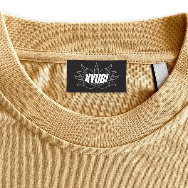 KYUBIBLACKLABEL Custom Woven Neck Label.