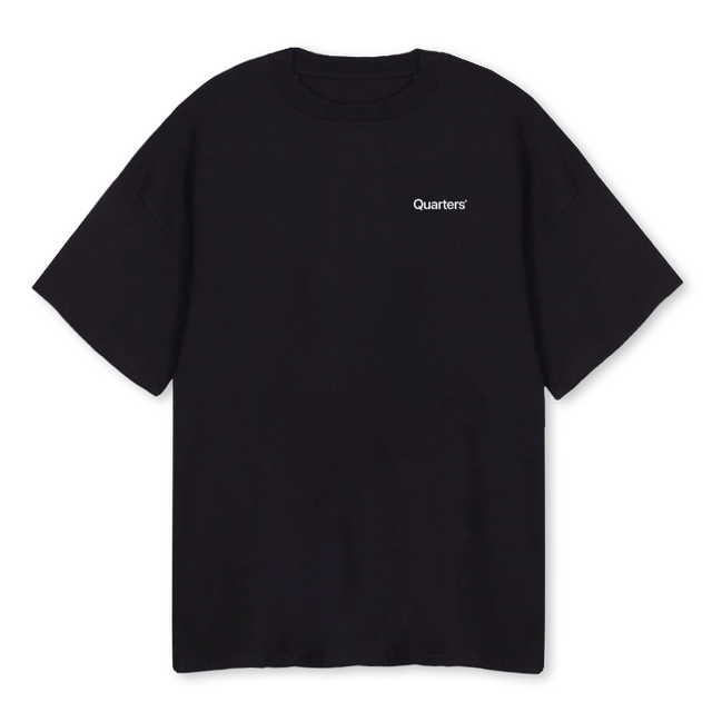 TRUST Black Oversized Tee.