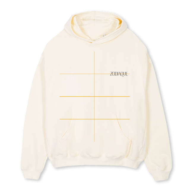 HOODIE Cream Oversized Hoodie.