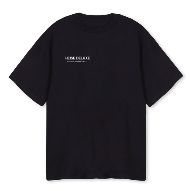 WORLD TOUR Black Oversized Tee.