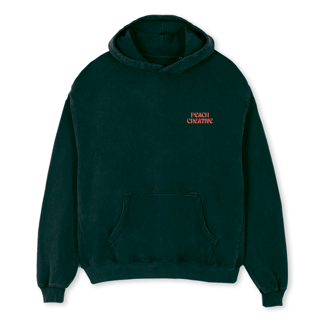 EVERGREEN Wild Green Oversized Hoodie.