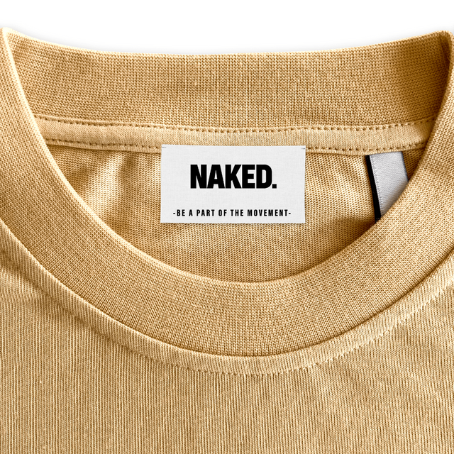 NAKED Custom Neck Label.