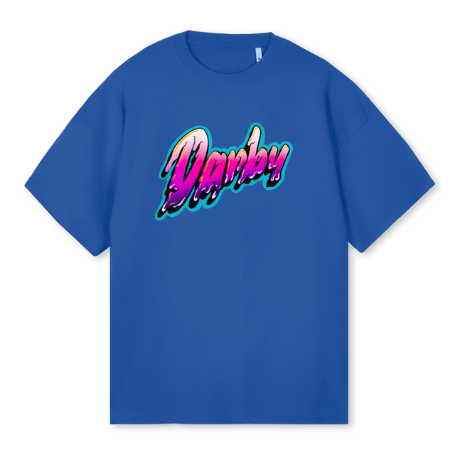 SHIRTSAMPLE Cobalt Blue Oversized Tee.