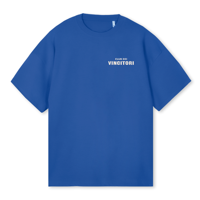 CDVTWO Cobalt Blue Oversized Tee.