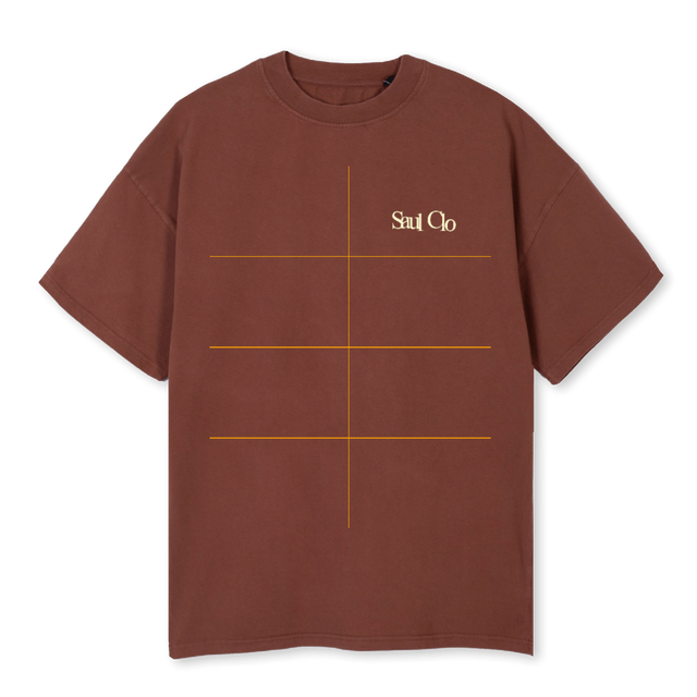 BROWNNN Vintage Brown Oversized Tee.