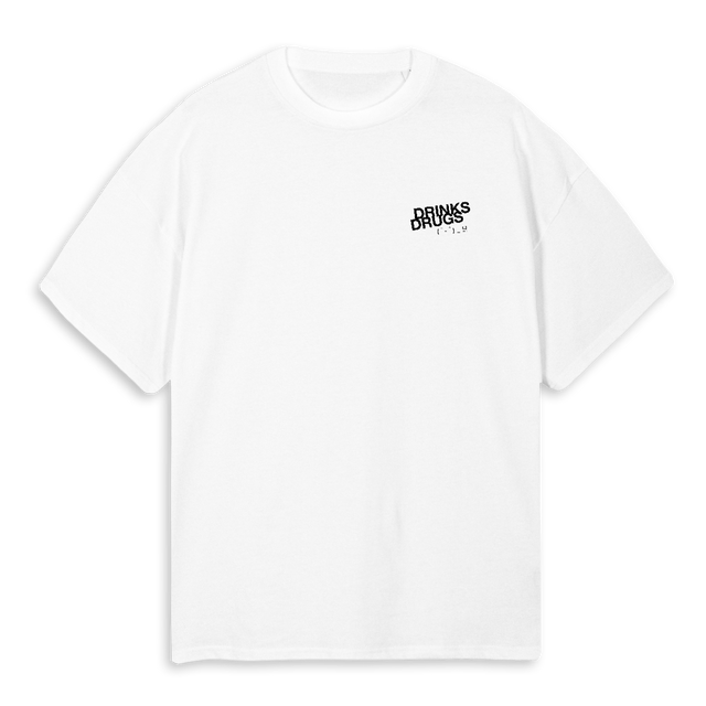 SDS DRUGS WTSH White Oversized Tee.