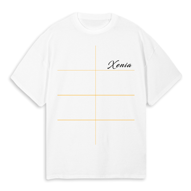 COCO WHITES White Oversized Tee.