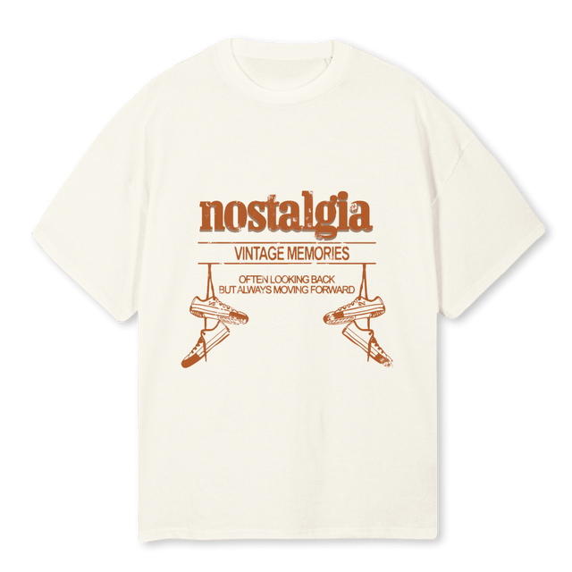 HANGSHOW Cream Oversized Tee.