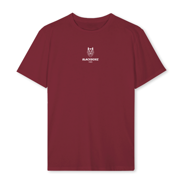 REG TSHIRT Burgundy Regular Tee.