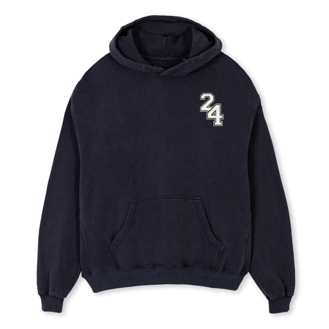 TFCODEHOODIE Vintage Black Oversized Hoodie.