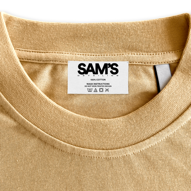 SAMSWHITELABEL Custom Neck Label.