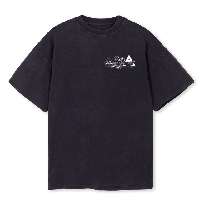 WOW Vintage Black Oversized Tee.