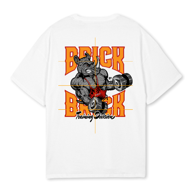 TRAINING DVN VOL II White Oversized Tee.