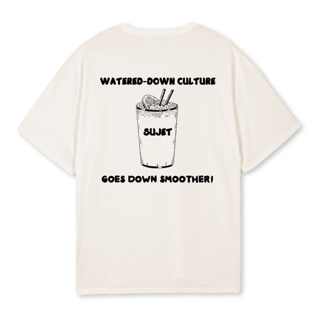 CULTR Vintage White Oversized Tee.