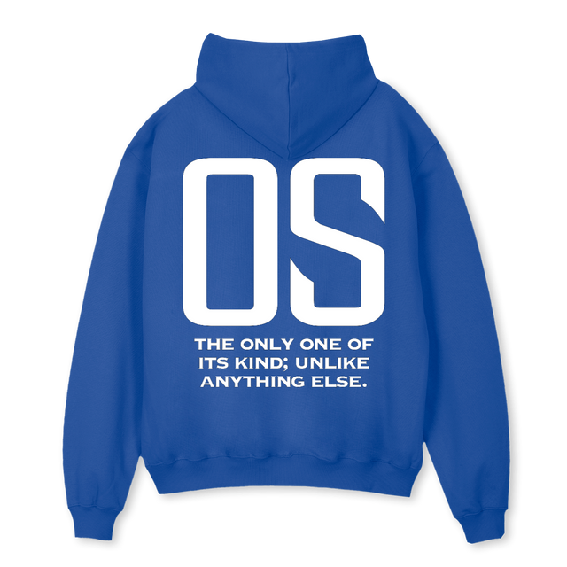 OTHRSIDE BLUE OS Cobalt Blue Oversized Hoodie.