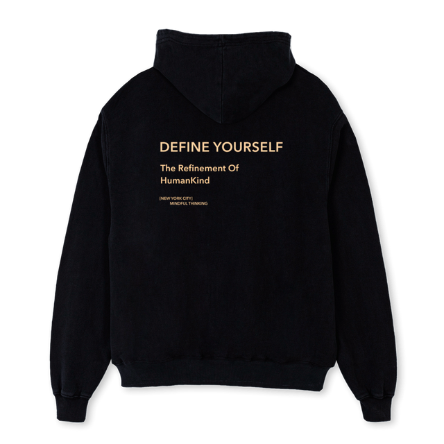 DY Black Oversized Hoodie.