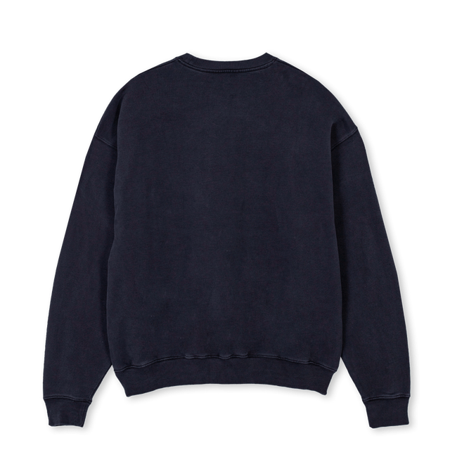 BLACKCREW Vintage Black Oversized Crewneck Sweater.