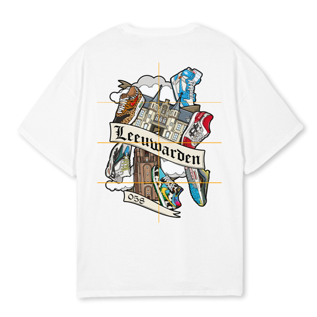 CULTURETEEWHITE White Oversized Tee.