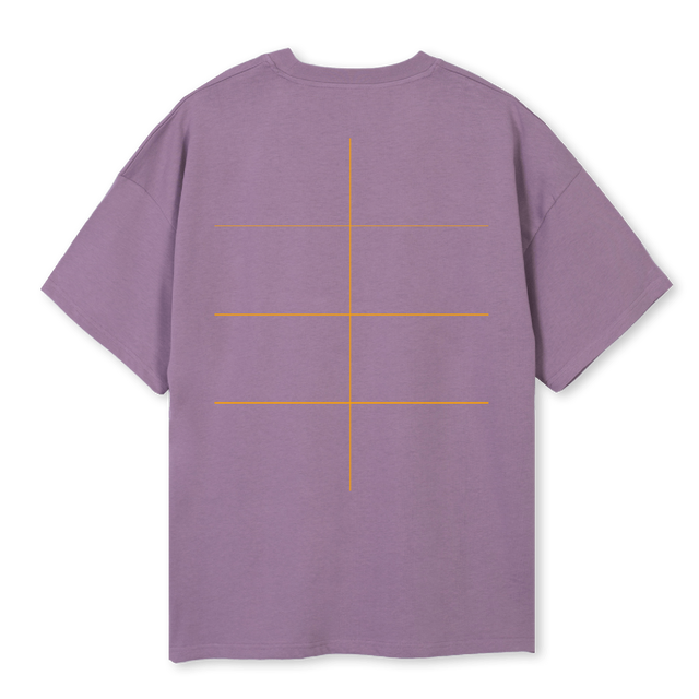 JOY Purple Oversized Tee.