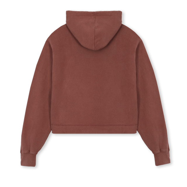 NEW KIANI LIMITED SWEAT Vintage Brown Cropped Hoodie.