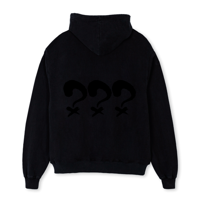 BLACKONBLACK Black Oversized Hoodie.