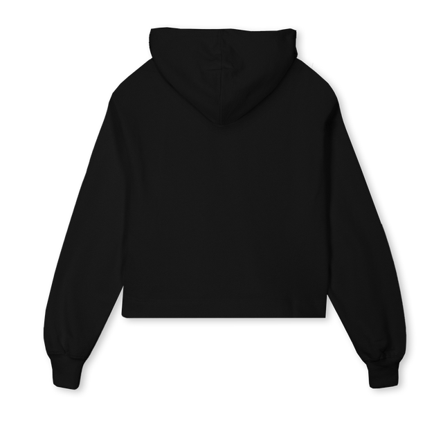 NEW KIANI LIMITED SWEAT Black Cropped Hoodie.