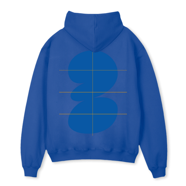 RIO Cobalt Blue Oversized Hoodie.