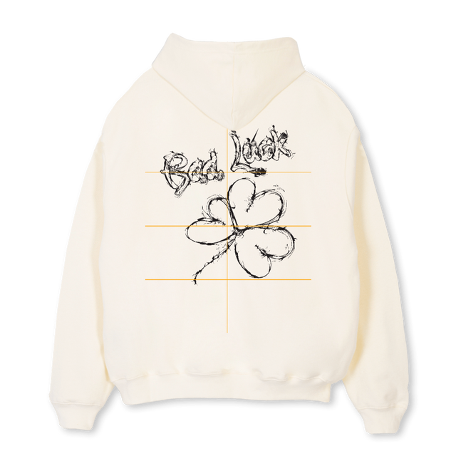 BADLUCK H CREAMITA Cream Oversized Hoodie.