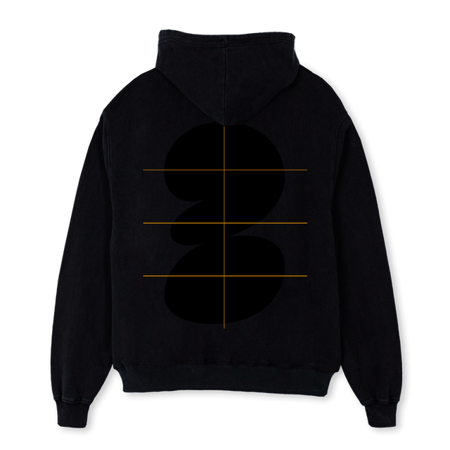 FABBB Black Oversized Hoodie.