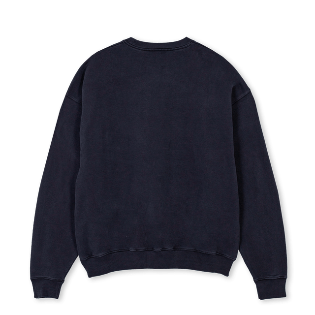 THE WEST WIND Vintage Black Oversized Crewneck Sweater.