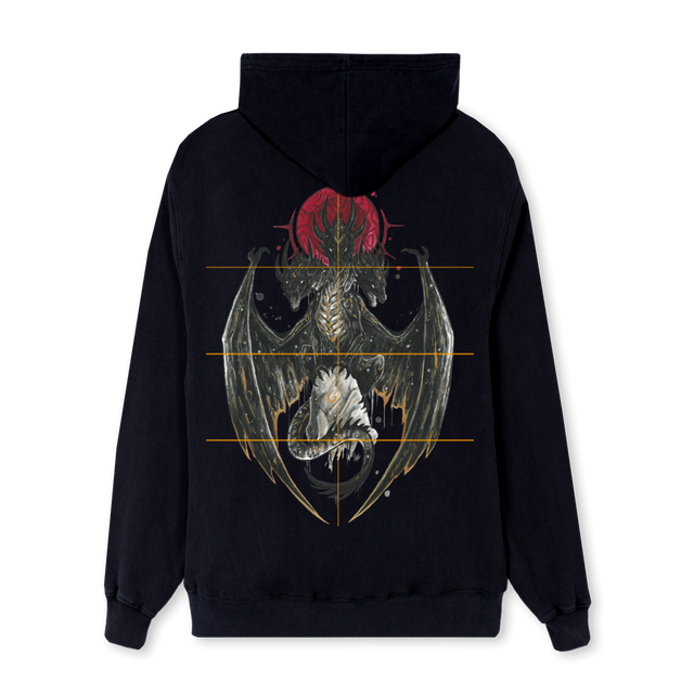 CHUDOHOODIE Black Regular Hoodie.