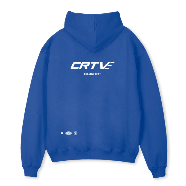 CRTVE DEPT Cobalt Blue Oversized Hoodie.