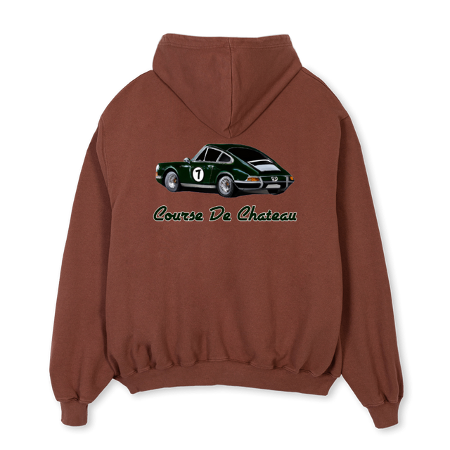 CCARBROWN Vintage Brown Oversized Hoodie.