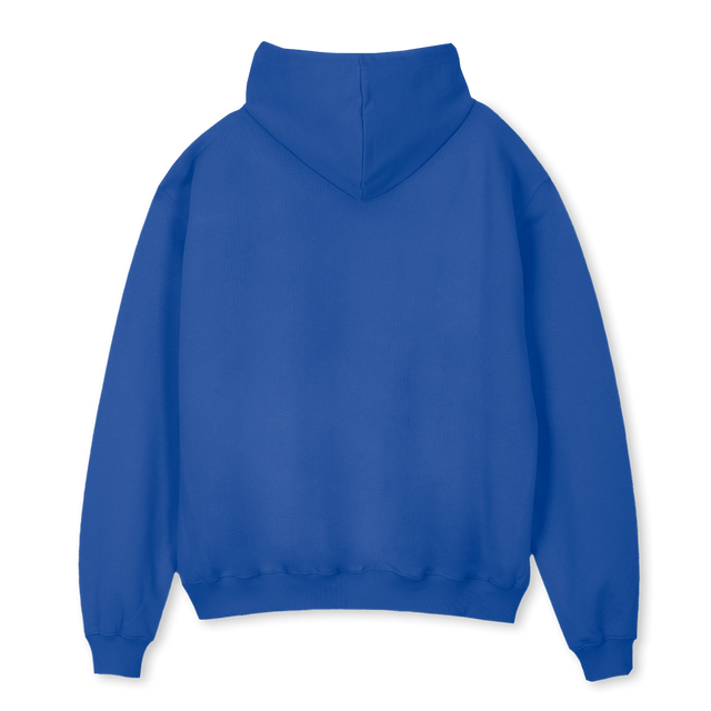 ARAB PULLOVER Cobalt Blue Oversized Hoodie.