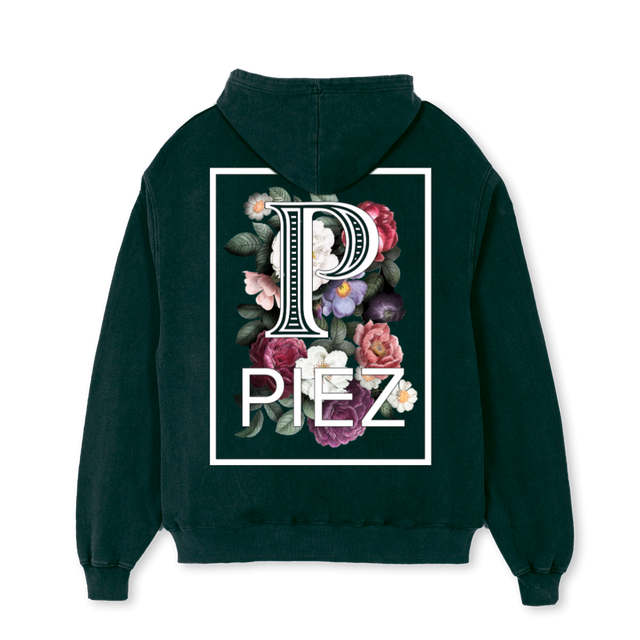 WILD GREEN PIEZ FLOR Wild Green Oversized Hoodie.