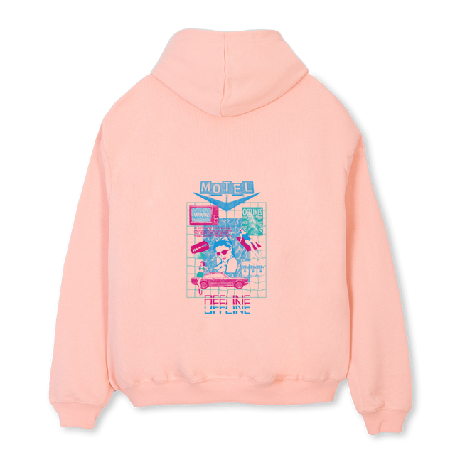 RA2 Pink Clay Oversized Hoodie.