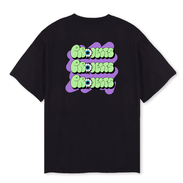 PROJECTSDRIP Black Oversized Tee.