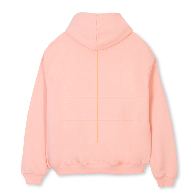 OF PINK Pink Clay Oversized Hoodie.