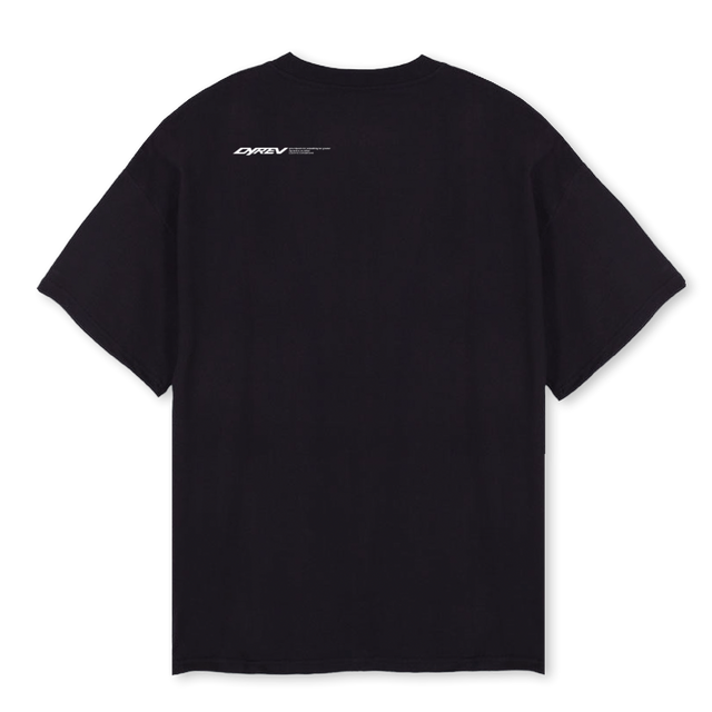 MOTIONONEBLACK Black Oversized Tee.