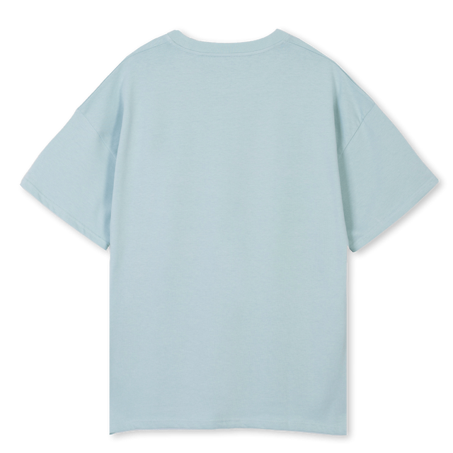 COSWIC GRAND BLUE Cold Blue Oversized Tee.