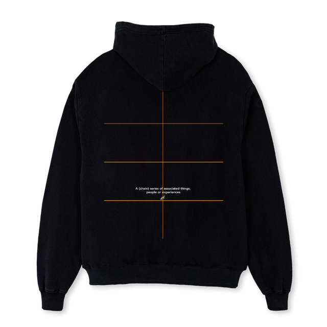 BLCHIANHOOD Black Oversized Hoodie.