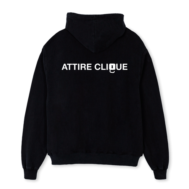 KEY Black Oversized Hoodie.