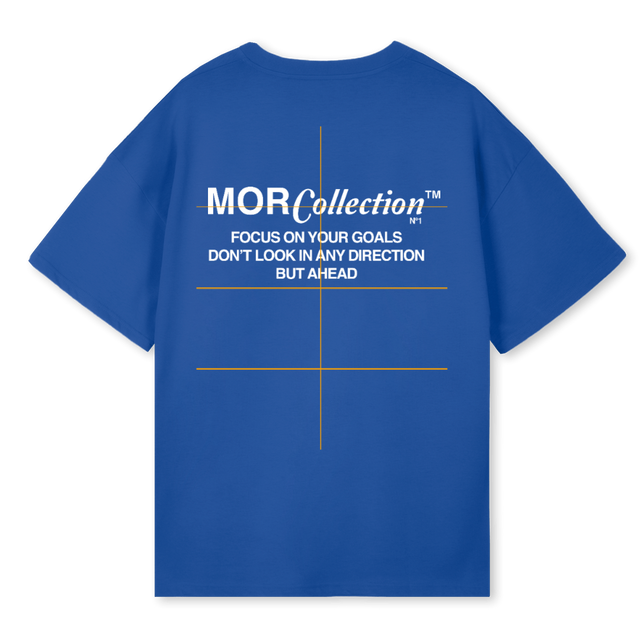BLUE SHIRT Cobalt Blue Oversized Tee.